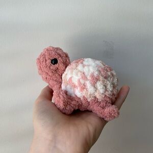 Crochet Box Turtle Plushie